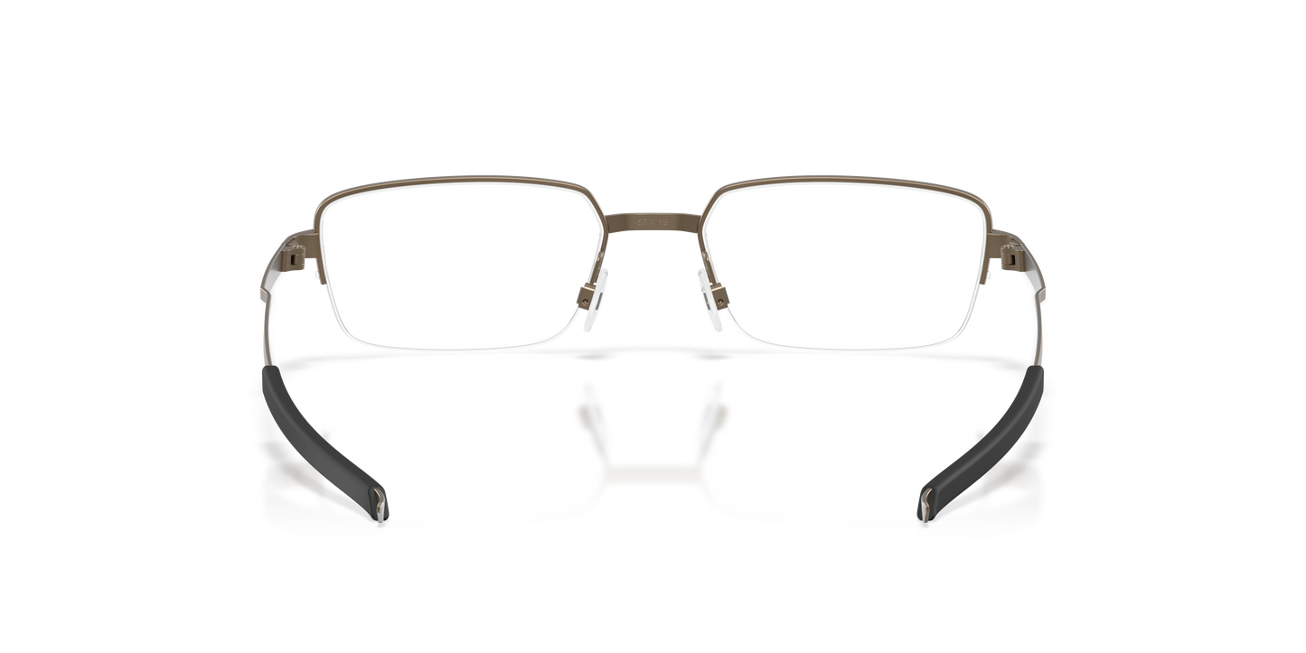 Oakley OX3100 Foil RQ 0.5 Unisex Rectangle Eyeglass Frames - Pewter Frame
