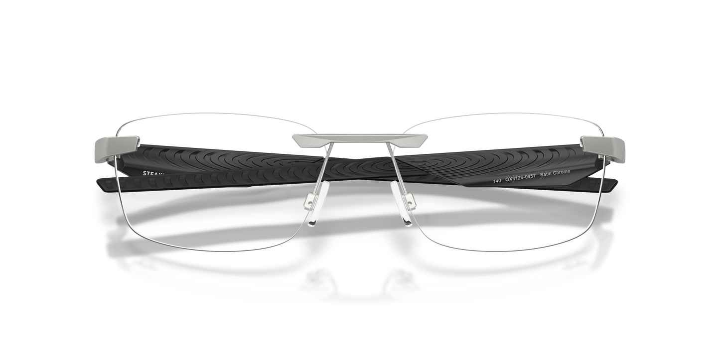 Oakley OX3126 Steakhouse 1.0 Unisex Rectangle Eyeglass Frames - Matte Midnight Frame