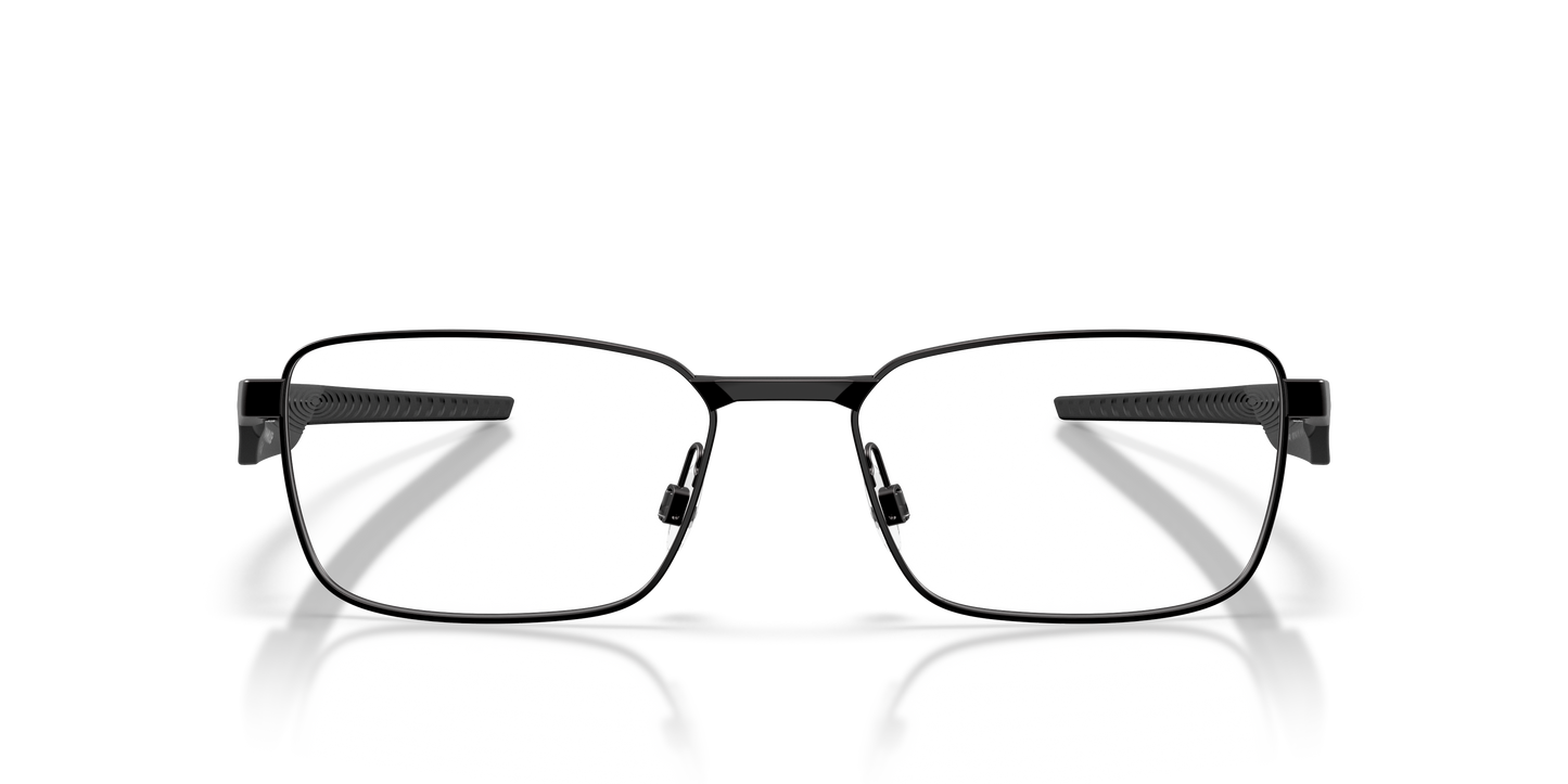 Oakley OX3140 Steakhouse Unisex Rectangle Eyeglass Frames - Satin Light Steel Frame