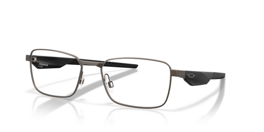 Oakley OX3140 Steakhouse Unisex Rectangle Eyeglass Frames - Satin Lead Frame
