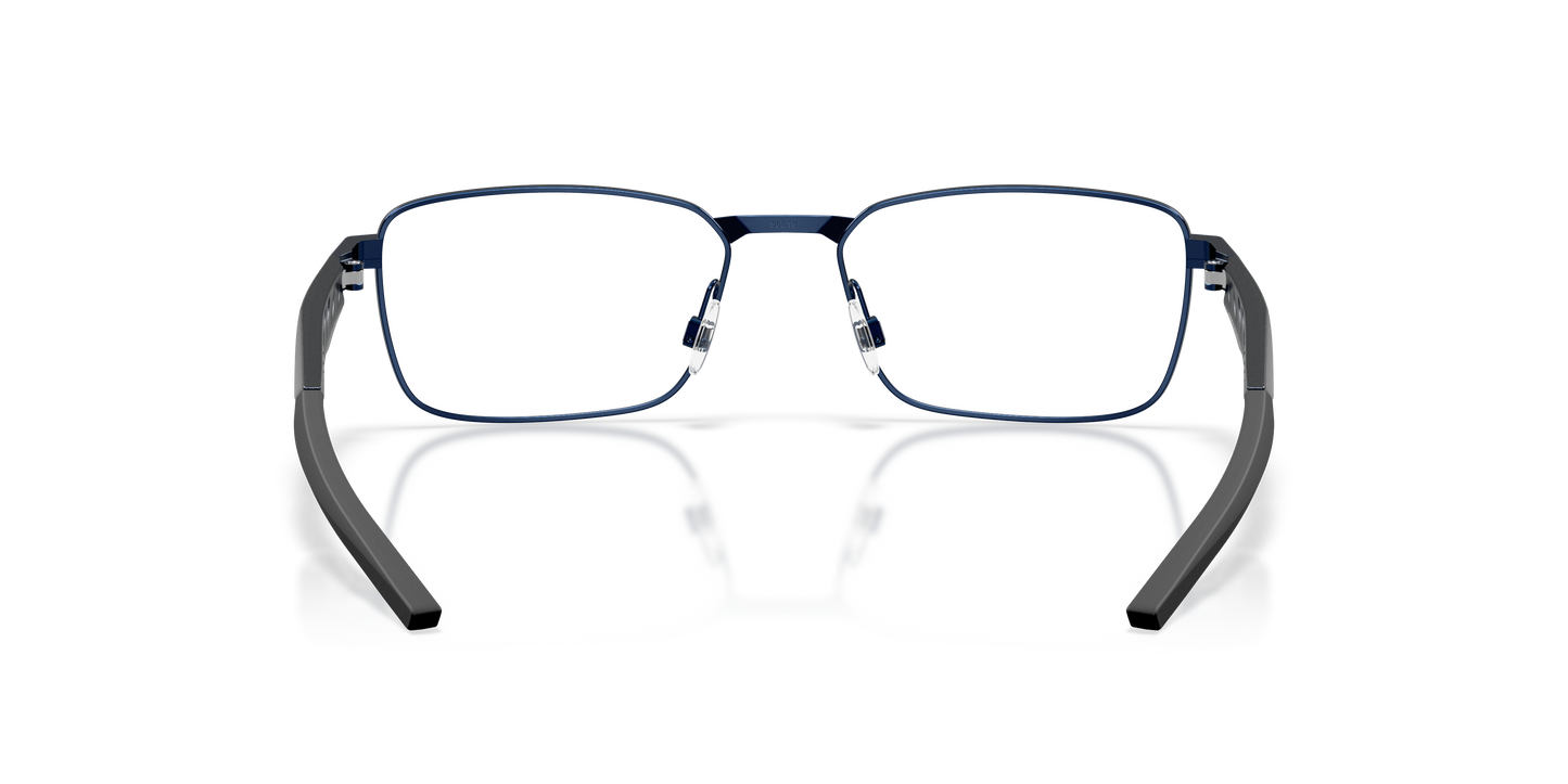 Oakley OX3140 Steakhouse Unisex Rectangle Eyeglass Frames - Satin Light Steel Frame