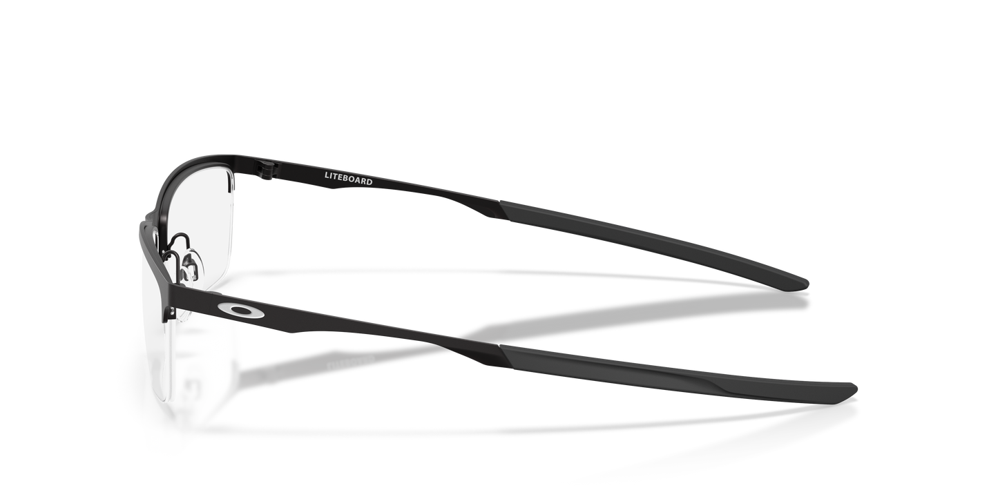 Oakley OX3141 Liteboard Unisex Rectangle Eyeglass Frames - Satin Black Frame
