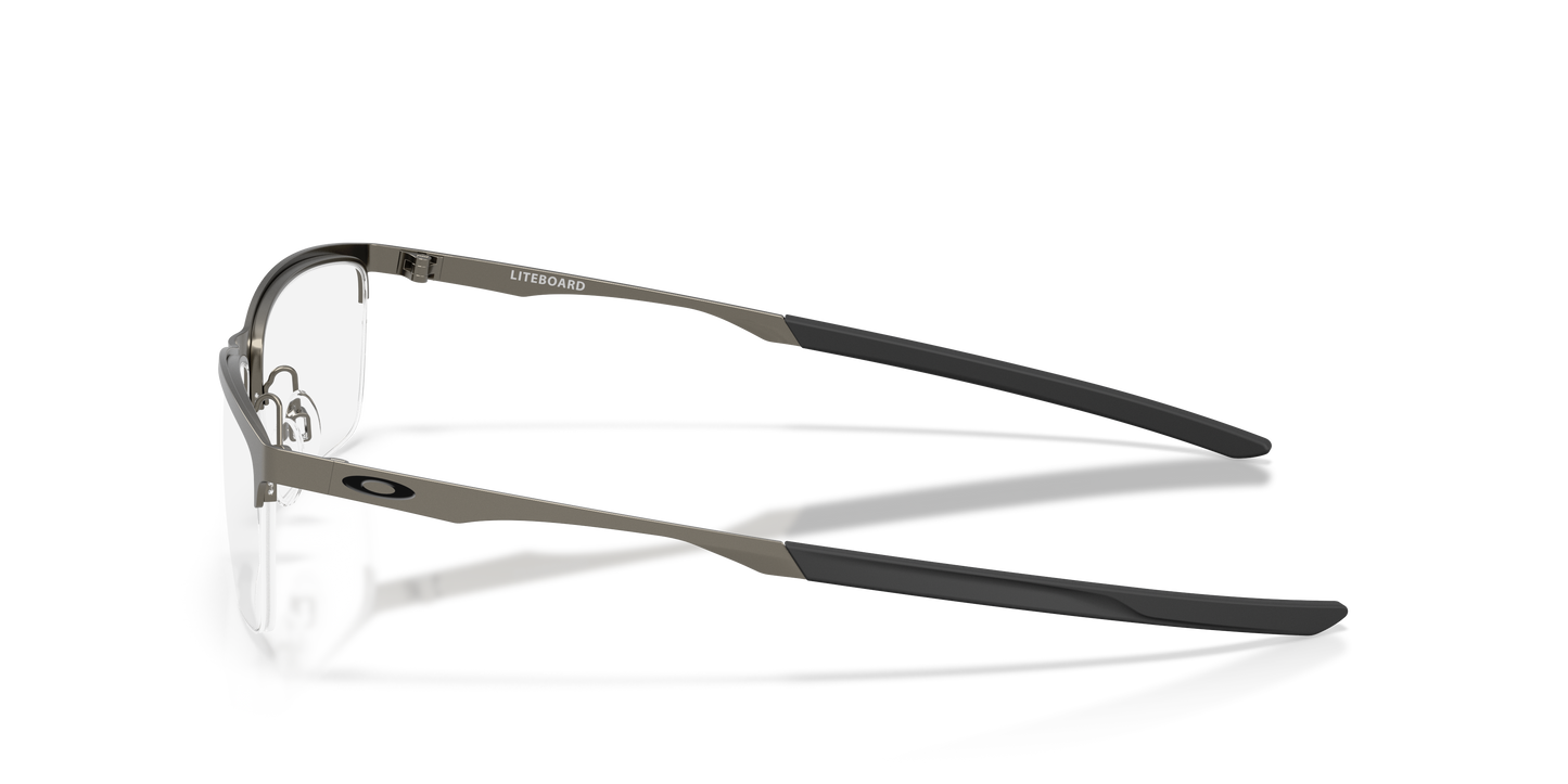Oakley OX3141 Liteboard Unisex Rectangle Eyeglass Frames - Pewter Frame