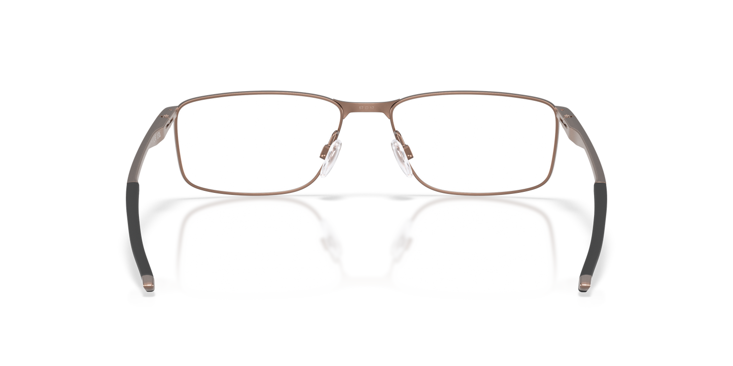 Oakley OX3217 Socket 5.0 Limitless Collection Men's Rectangle Eyeglass Frames - Mahogany Frame