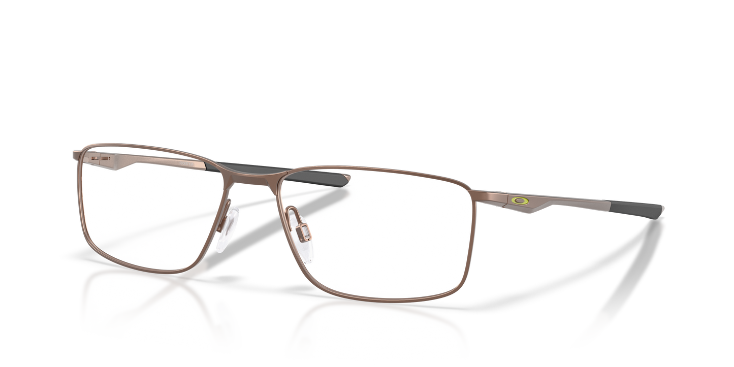 Oakley OX3217 Socket 5.0 Limitless Collection Men's Rectangle Eyeglass Frames - Mahogany Frame