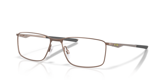 Oakley OX3217 Socket 5.0 Limitless Collection Men's Rectangle Eyeglass Frames - Mahogany Frame