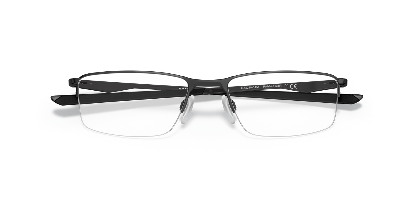 Oakley OX3218 Socket 5.5 Men's Rectangle Eyeglass Frames - Matte Midnight Frame