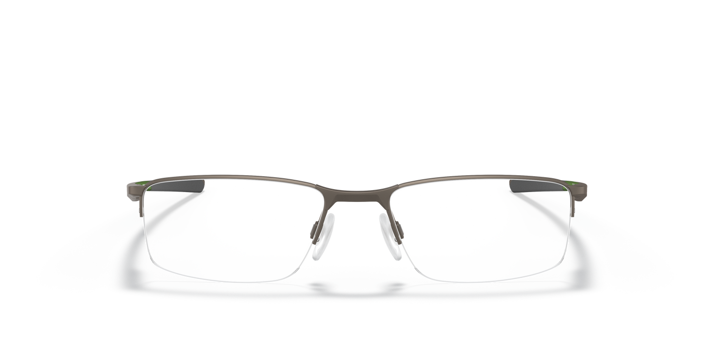 Oakley OX3218 Socket 5.5 Men's Rectangle Eyeglass Frames - Satin Pewter Frame