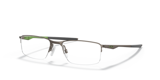 Oakley OX3218 Socket 5.5 Men's Rectangle Eyeglass Frames - Satin Pewter Frame