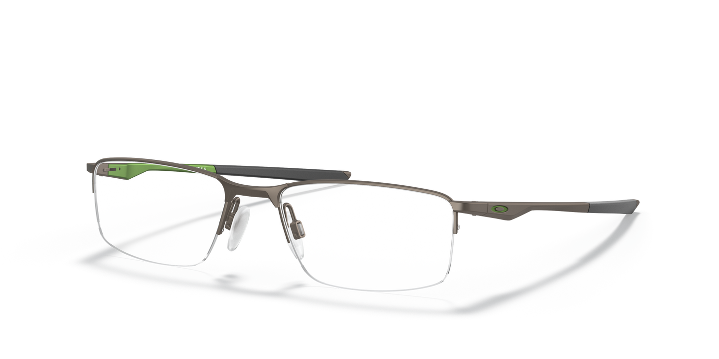 Oakley OX3218 Socket 5.5 Men's Rectangle Eyeglass Frames - Satin Lead Frame