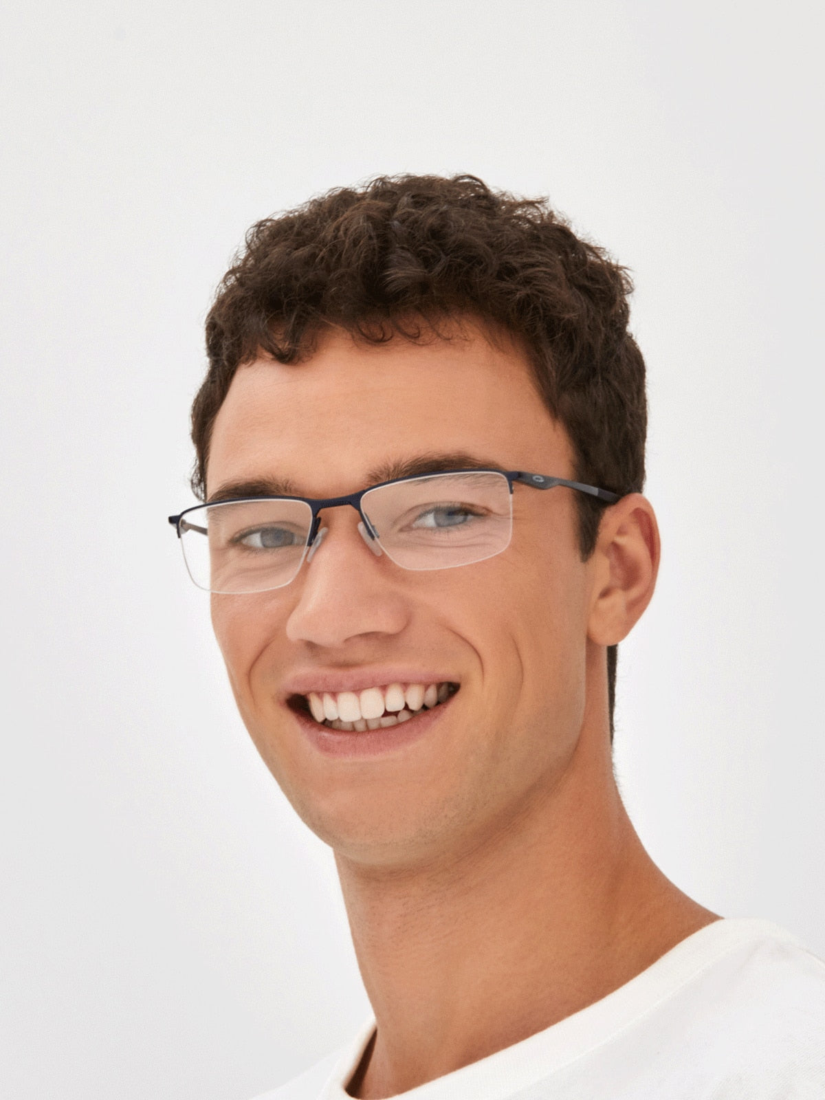 Oakley OX3218 Socket 5.5 Men's Rectangle Eyeglass Frames - Matte Midnight Frame