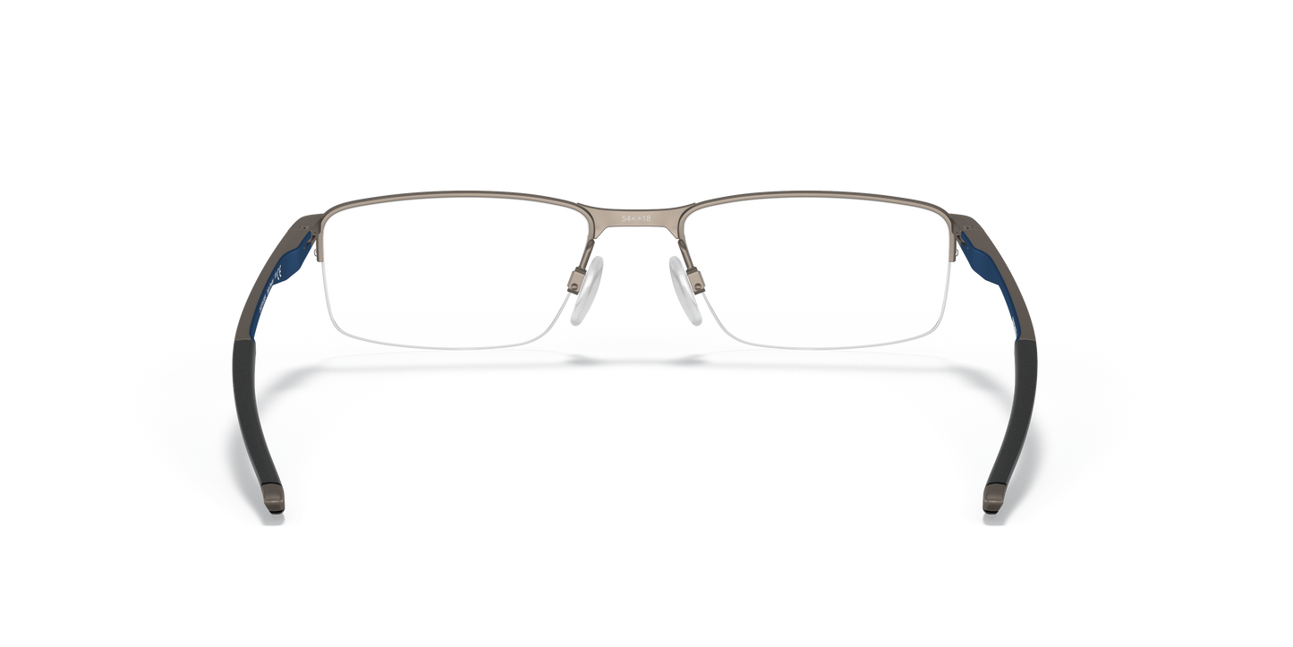 Oakley OX3218 Socket 5.5 Men's Rectangle Eyeglass Frames - Polished Black Frame