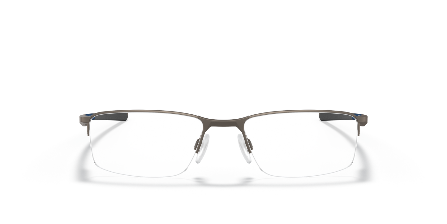 Oakley OX3218 Socket 5.5 Men's Rectangle Eyeglass Frames - Matte Gunmetal Frame