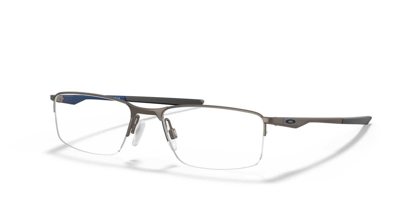 Oakley OX3218 Socket 5.5 Men's Rectangle Eyeglass Frames - Matte Gunmetal Frame