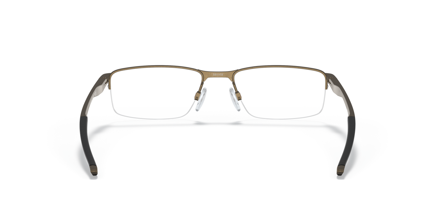 Oakley OX3218 Socket 5.5 Men's Rectangle Eyeglass Frames - Matte Midnight Frame