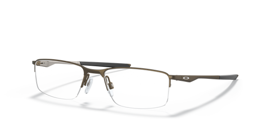 Oakley OX3218 Socket 5.5 Men's Rectangle Eyeglass Frames - Satin Lead Frame