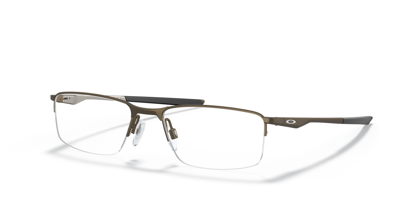 Oakley OX3218 Socket 5.5 Men's Rectangle Eyeglass Frames - Matte Midnight Frame