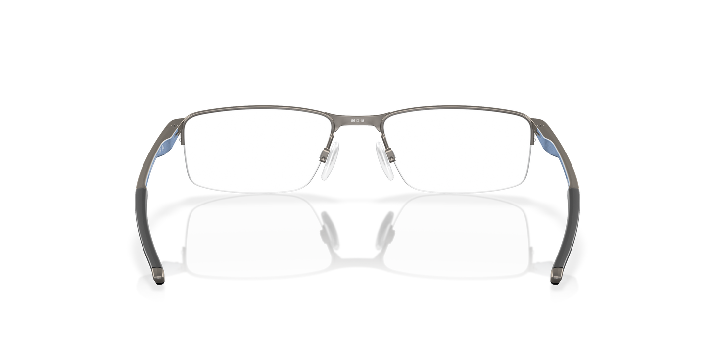Oakley OX3218 Socket 5.5 Men's Rectangle Eyeglass Frames - Matte Gunmetal Frame