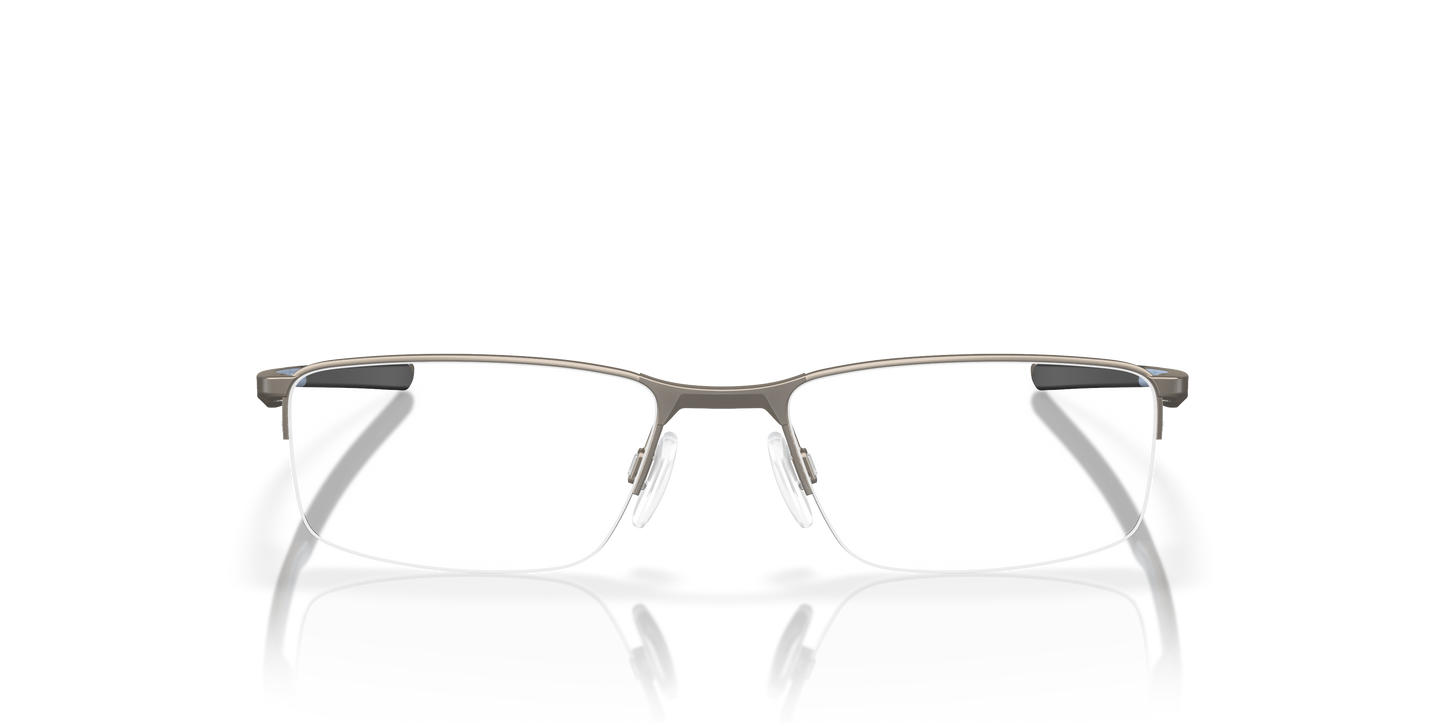 Oakley OX3218 Socket 5.5 Men's Rectangle Eyeglass Frames - Pewter Frame