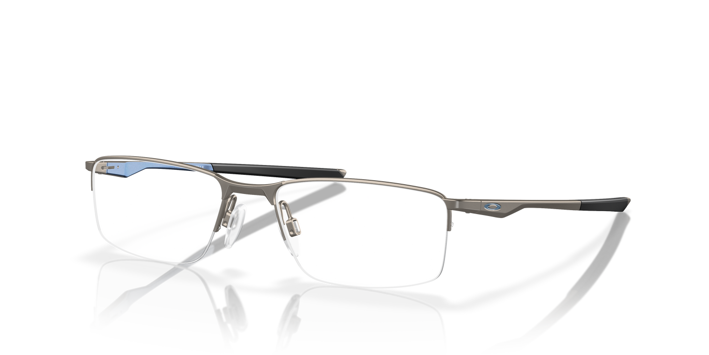 Oakley OX3218 Socket 5.5 Men's Rectangle Eyeglass Frames - Satin Lead Frame