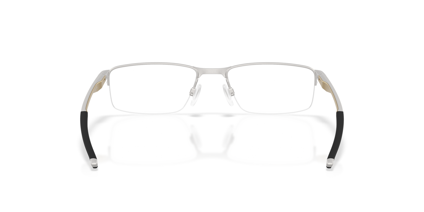 Oakley OX3218 Socket 5.5 Alloy Collection Men's Rectangle Eyeglass Frames - Titanium Frame