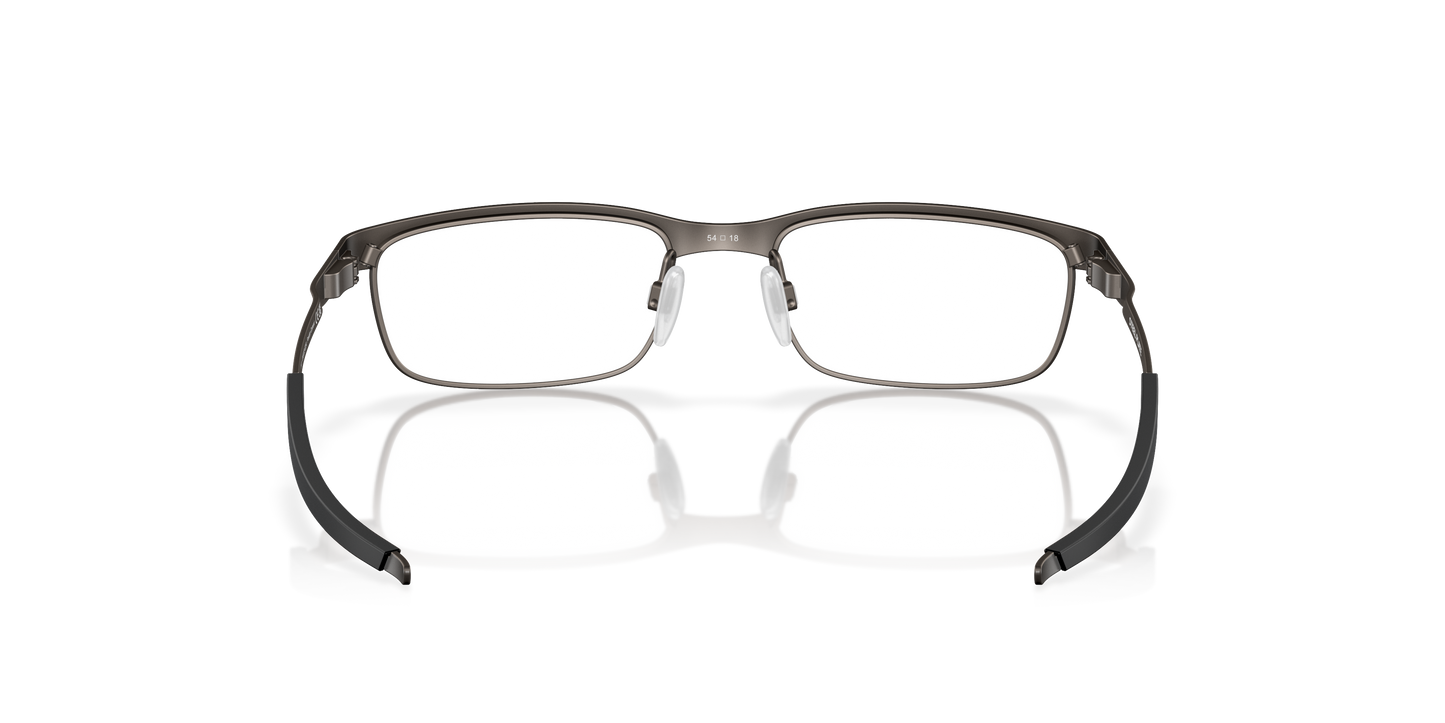 Oakley OX3222 Steel Plate Men's Rectangle Eyeglass Frames - Powder Cement Frame