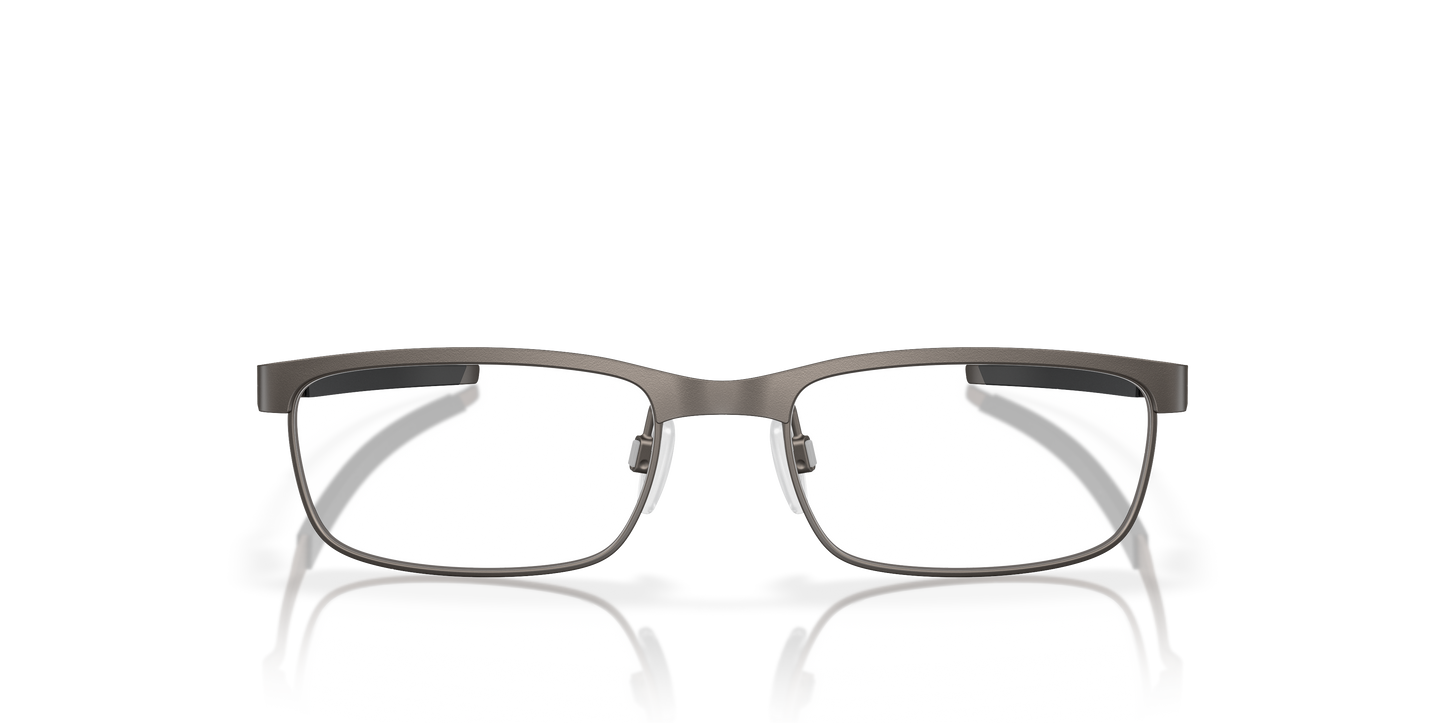 Oakley OX3222 Steel Plate Men's Rectangle Eyeglass Frames - Powder Cement Frame