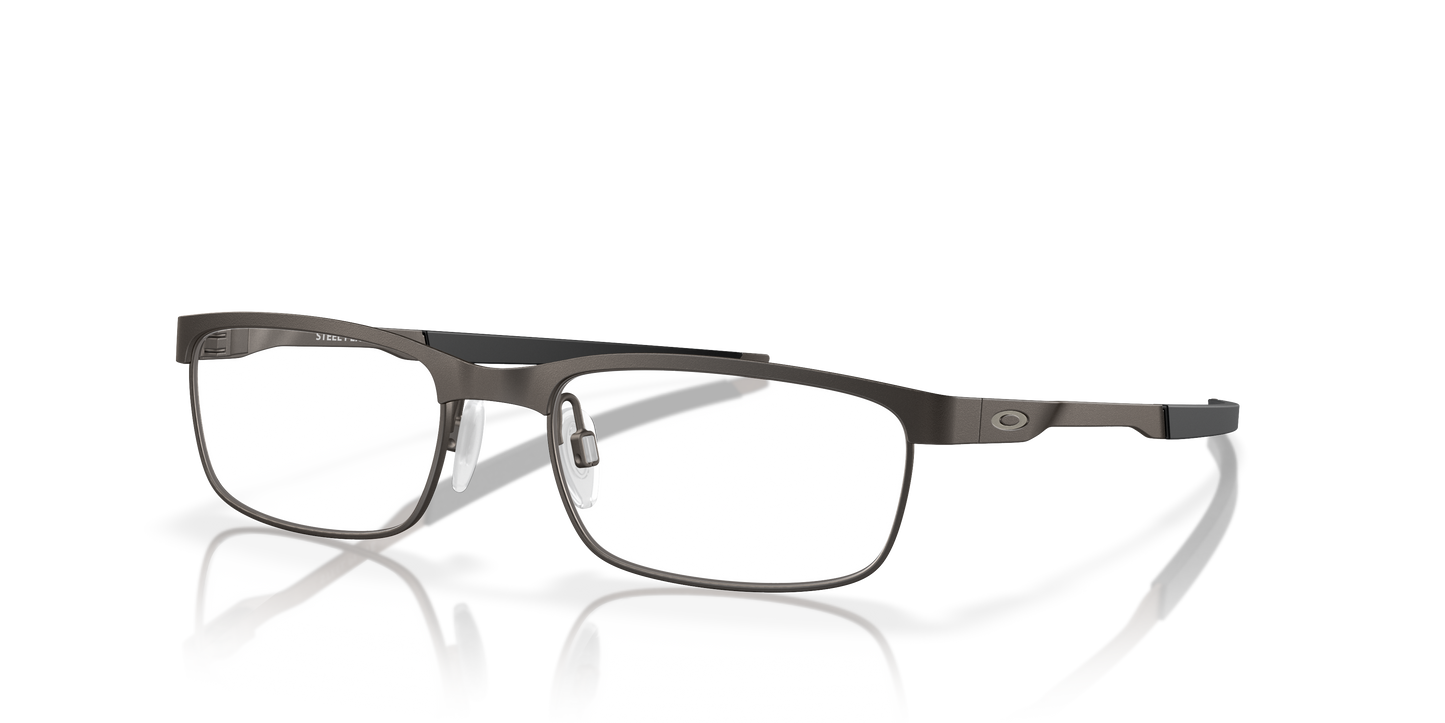 Oakley OX3222 Steel Plate Men's Rectangle Eyeglass Frames - Powder Midnight Frame