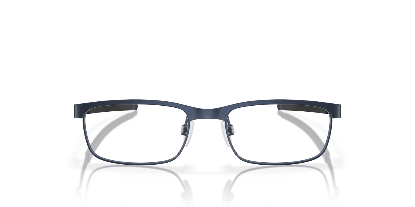 Oakley OX3222 Steel Plate Men's Rectangle Eyeglass Frames - Powder Cement Frame