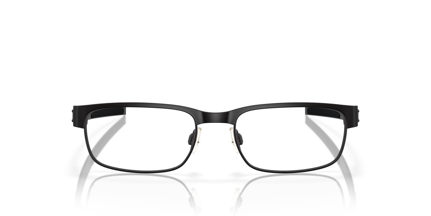 Oakley OX5038 Metal Plate Men's Rectangle Eyeglass Frames - Matte Black Frame