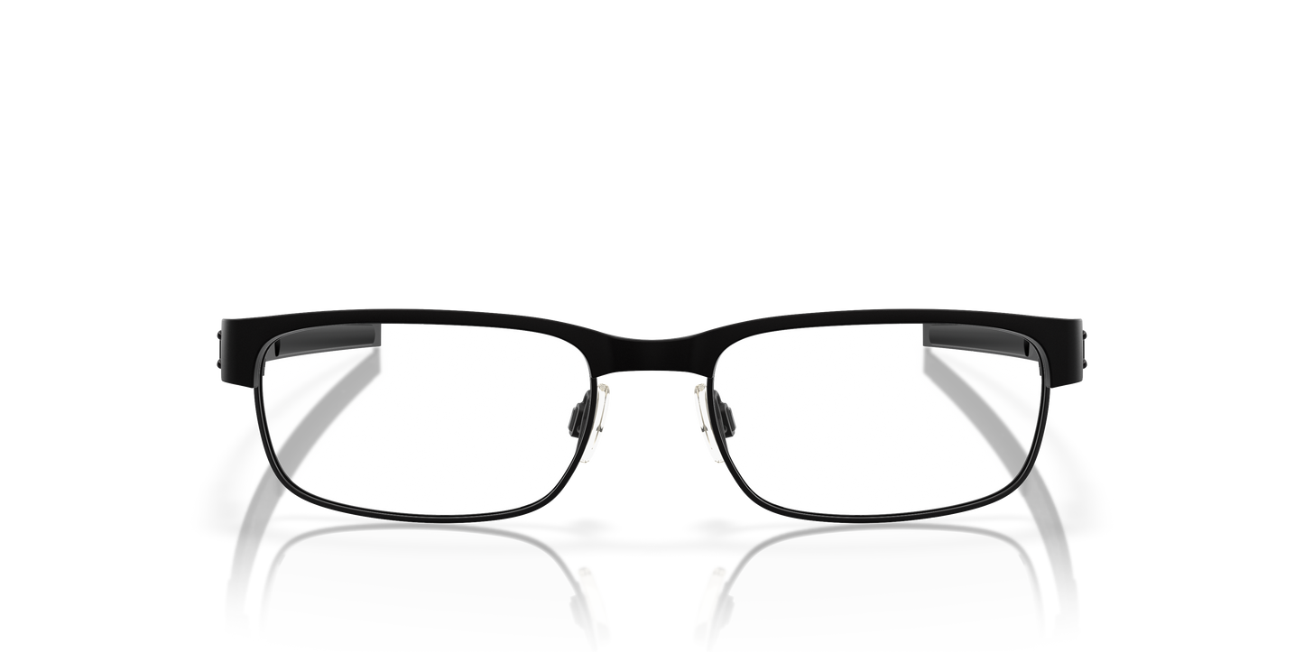 Oakley OX5038 Metal Plate Men's Rectangle Eyeglass Frames - Matte Black Frame