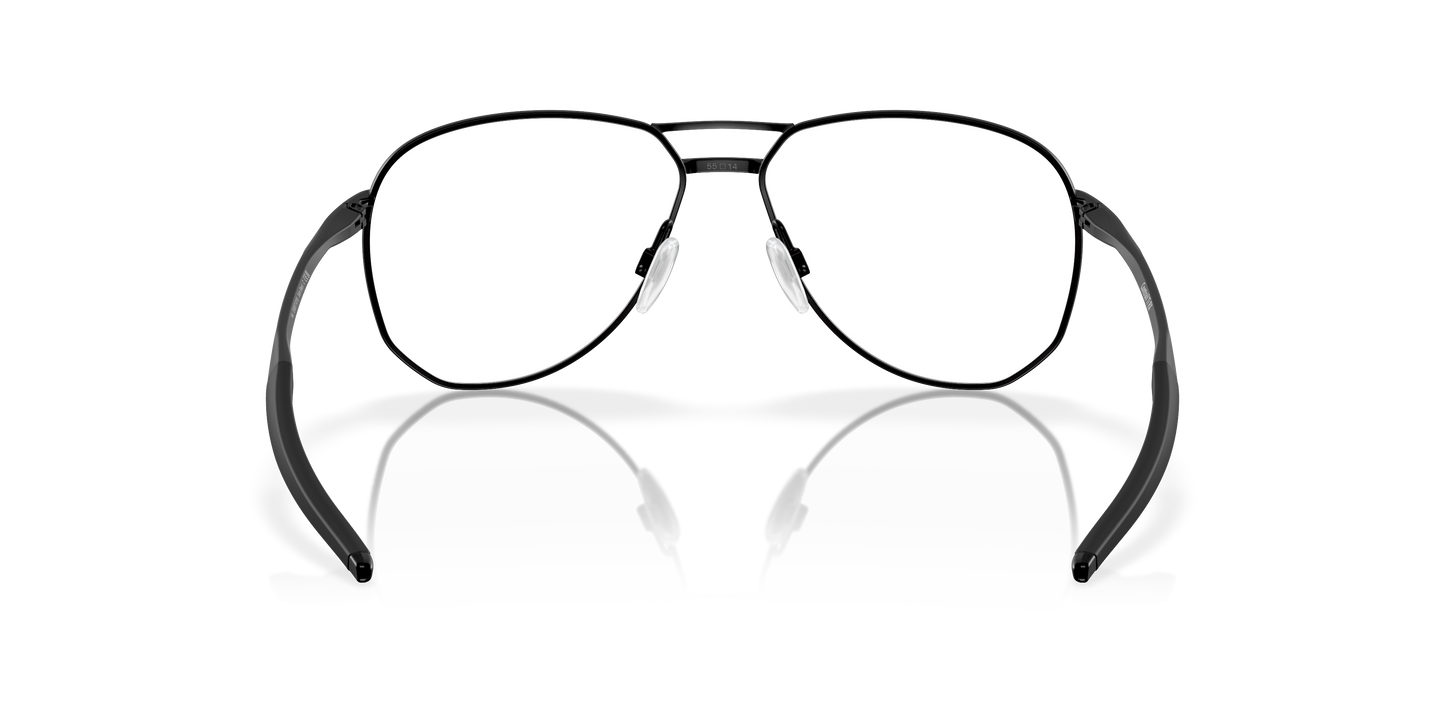 Oakley OX5077 Contrail TI Men's Round Eyeglass Frames - Satin Black Frame