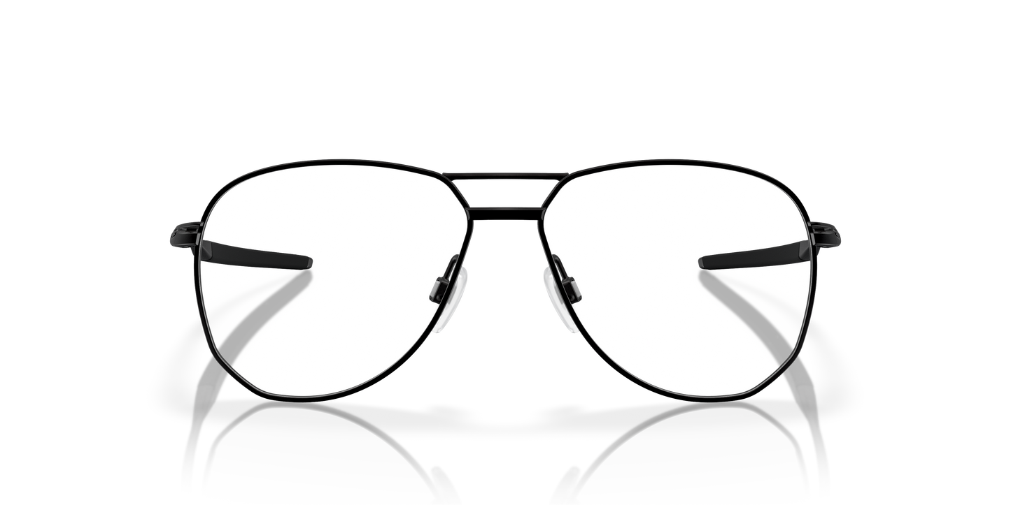 Oakley OX5077 Contrail TI Men's Round Eyeglass Frames - Satin Black Frame