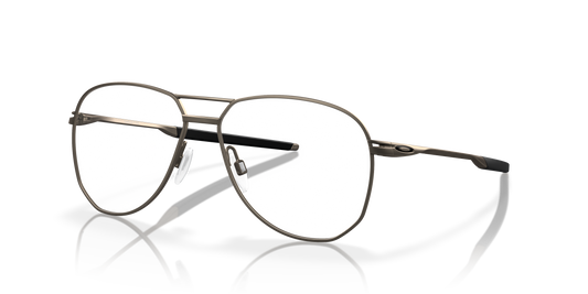 Oakley OX5077 Contrail TI Men's Round Eyeglass Frames - Pewter Frame