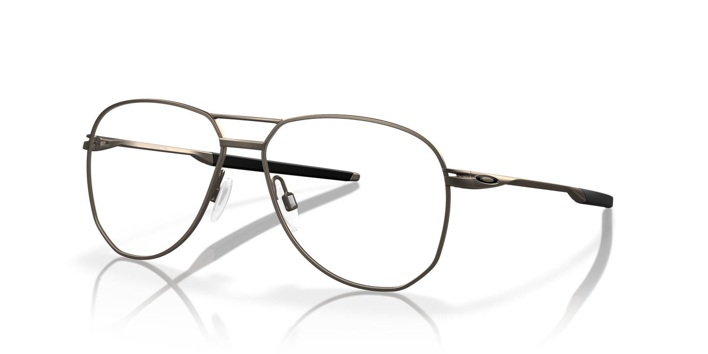 Oakley OX5077 Contrail TI Men's Round Eyeglass Frames - Satin Black Frame
