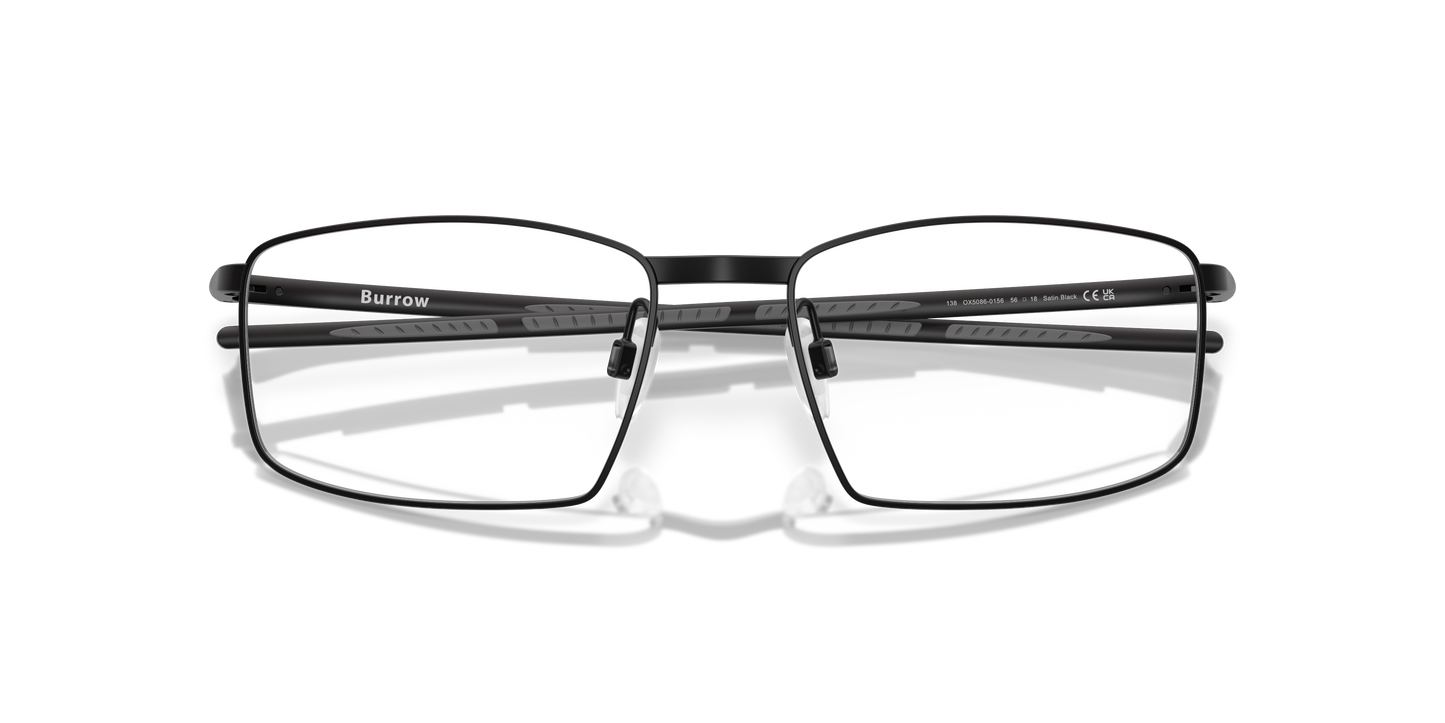 Oakley OX5086 Burrow Unisex Square Eyeglass Frames - Pewter Frame