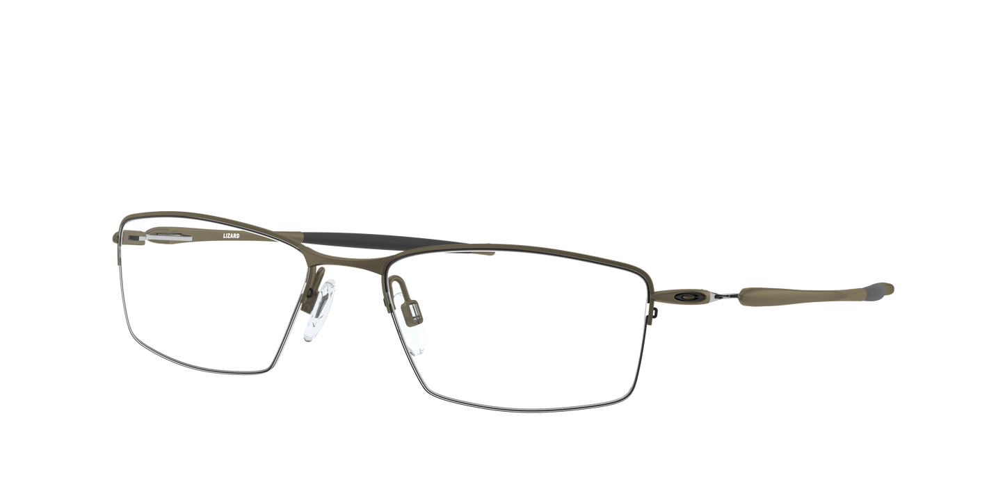 Oakley OX5113 Lizard Men's Rectangle Eyeglass Frames - Satin Black Frame