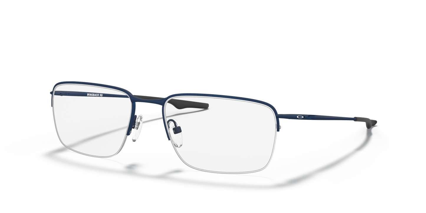 Oakley OX5148 Wingback SQ Men's Square Eyeglass Frames - Satin Black Frame