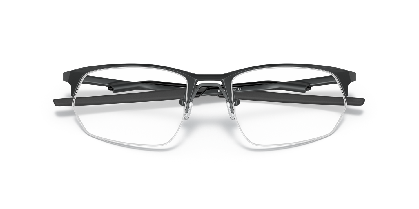 Oakley OX5152 Wire Tap 2.0 Men's Rectangle Eyeglass Frames - Satin Light Steel Frame