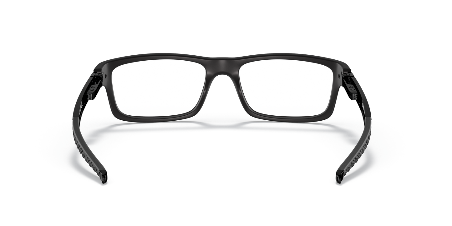 Oakley OX8026 Currency Men's Rectangle Eyeglass Frames - Polished Clear Frame