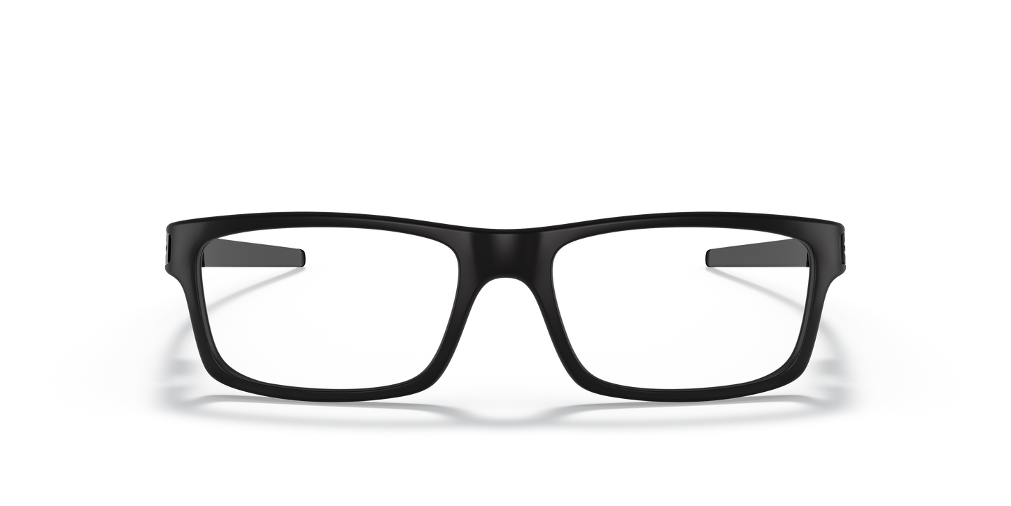 Oakley OX8026 Currency Men's Rectangle Eyeglass Frames - Satin Black Frame