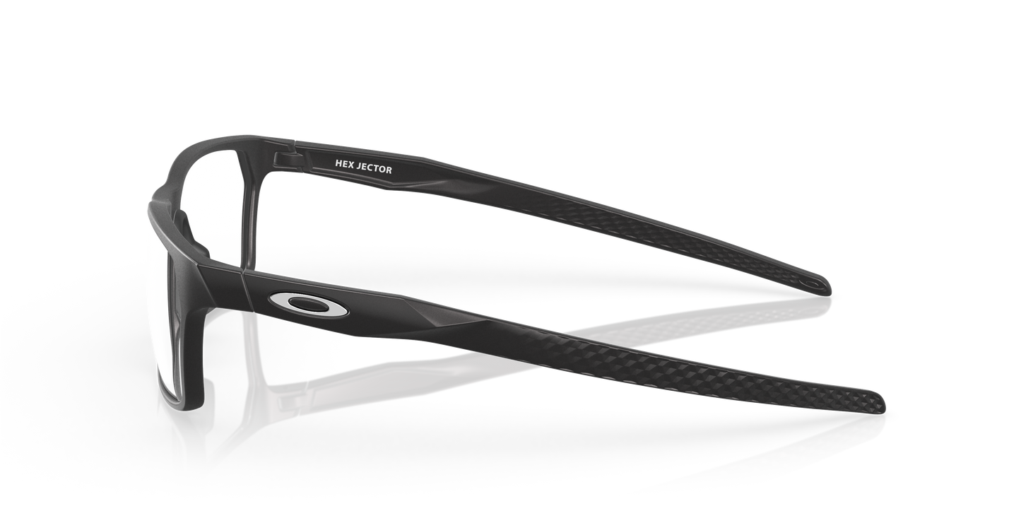 Oakley OX8032 Hex Jector Men's Rectangle Eyeglass Frames - Satin Black Frame