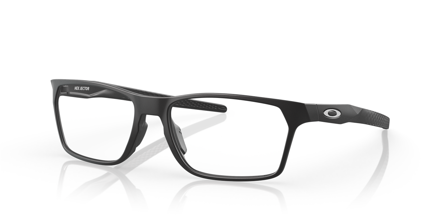 Oakley OX8032 Hex Jector Men's Rectangle Eyeglass Frames - Black Ink Frame