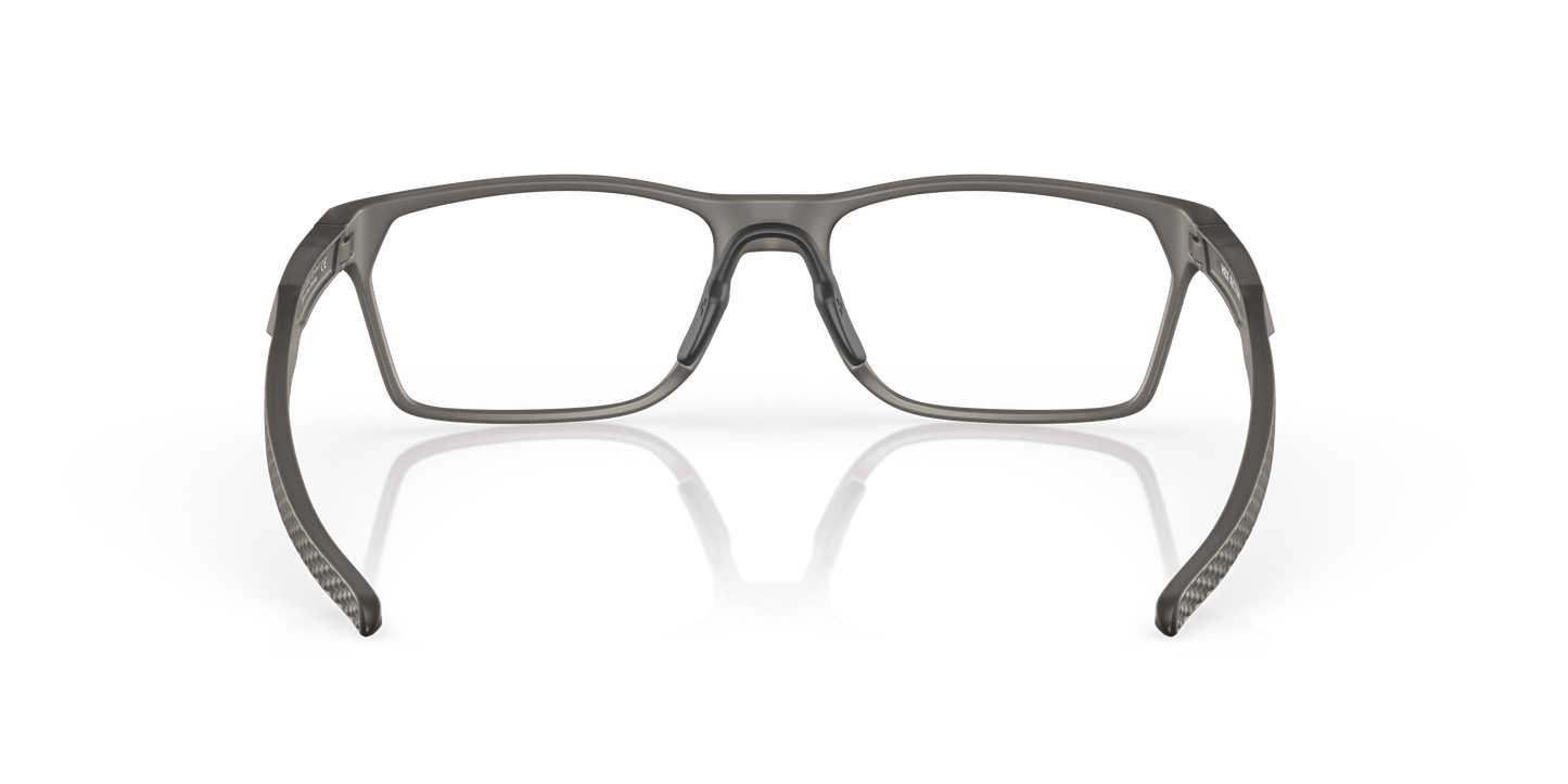 Oakley OX8032 Hex Jector Men's Rectangle Eyeglass Frames - Satin Grey Smoke Frame