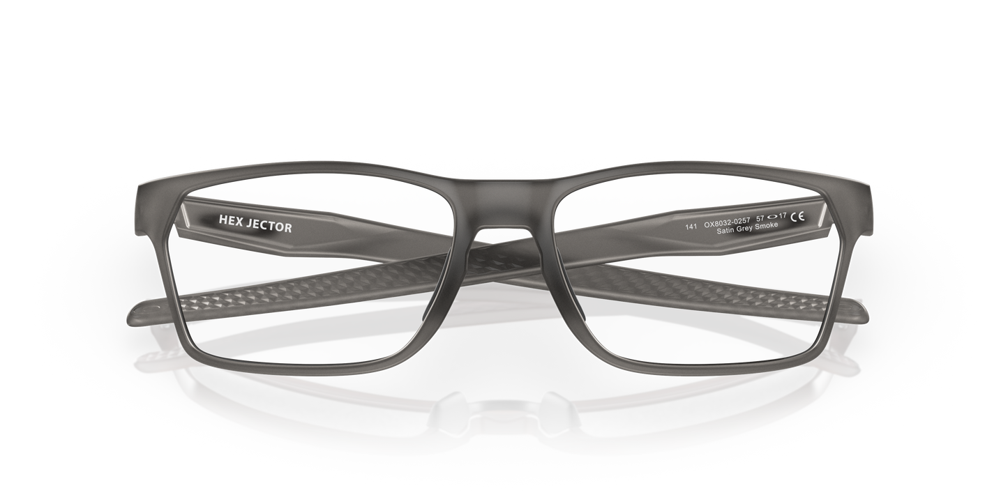 Oakley OX8032 Hex Jector Men's Rectangle Eyeglass Frames - Black Ink Frame