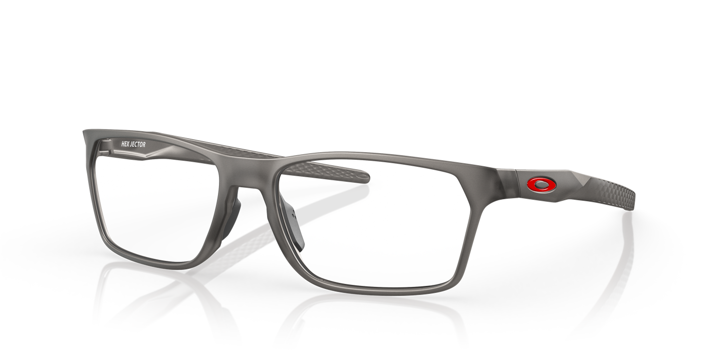 Oakley OX8032 Hex Jector Men's Rectangle Eyeglass Frames - Satin Black Frame