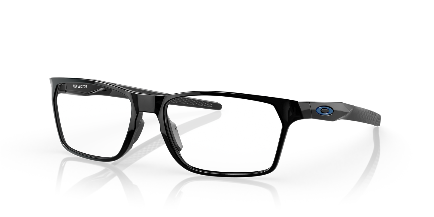 Oakley OX8032 Hex Jector Men's Rectangle Eyeglass Frames - Black Ink Frame