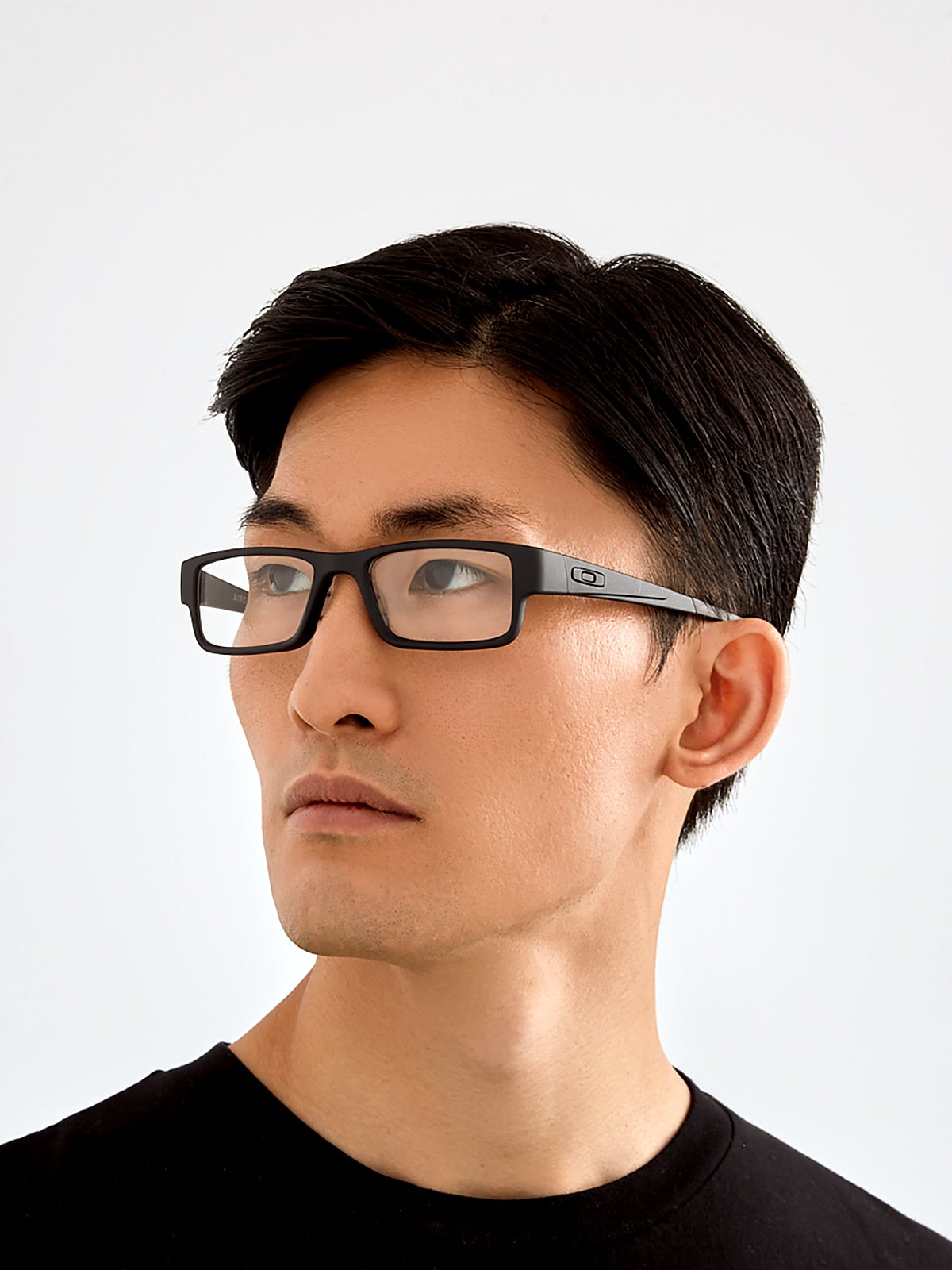 Oakley OX8046 Airdrop Men's Rectangle Eyeglass Frames - Grey Shadow Frame