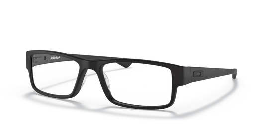 Oakley OX8046 Airdrop Men's Rectangle Eyeglass Frames - Satin Black Frame