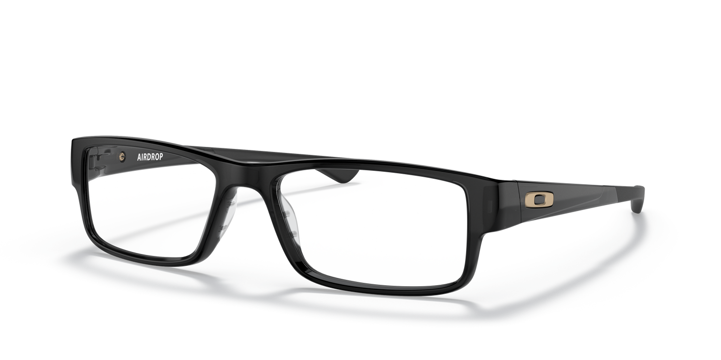 Oakley OX8046 Airdrop Men's Rectangle Eyeglass Frames - Satin Black Frame